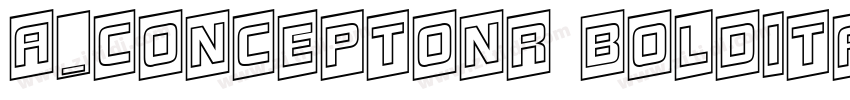a_ConceptoNr BoldIta字体转换